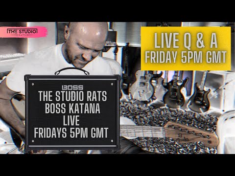 Boss Katana Live Friday 5pm GMT Q & A