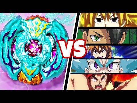 Khalzar K3 VS THE BIG FIVE | Beyblade Burst Switchstrike Battle