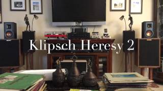 Video thumbnail for Klipsch R-15M vs Klipsch Heresy 2 by bridgebolt51