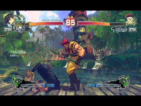Ultra Street Fighter IV battle: Yang vs Rolento