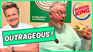 The GORDON RAMSAY WAGYU BURGER At BURGER KING Reviewed!
