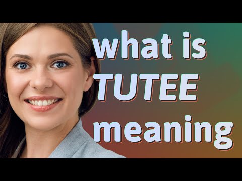 Tutee | meaning of Tutee