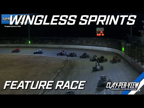 Wingless Sprints | QLD Club Championship - Gladstone - 14th Oct 2023 | Clay-Per-View