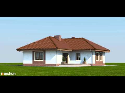 Projekt domu w miłkach - animacja