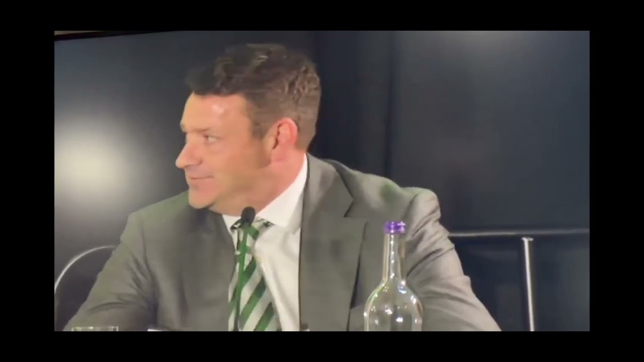 ROSS DESMOND BLAMING CELTIC FANS! CAN'T STAND THIS MAN