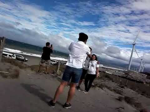 Liam Aguilar in windmills so  super windy when we come closer(vacation time part 1)