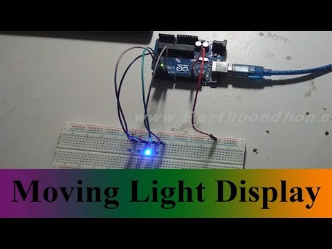 #EB-16 Moving Light Display arduino project | Arduino | Earthbondhon