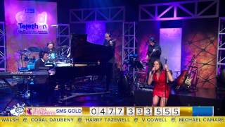Amber Lawrence - Live Performance - Channel 9 Telethon for Sydney Children&#39;s Hospital Gold Wee