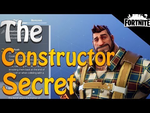 FORTNITE - The Constructor Secret (Constructor Tips And Tricks) Video
