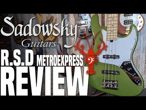 Sadowsky Design RSD Metro Express 4 String Jazz Bass Sage Green Metallic (includes gig bag) image 4