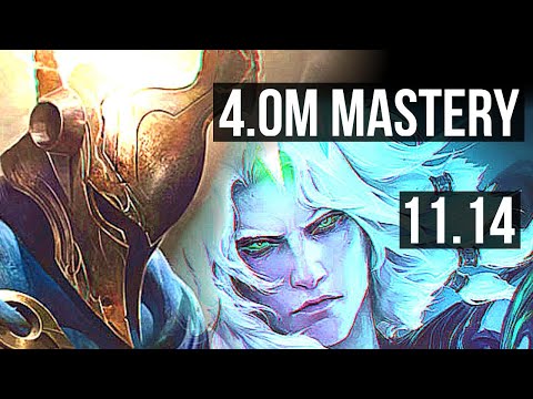 PANTHEON vs VIEGO (MID) | 4.0M mastery, 9/0/1, 1200+ games, Legendary | KR Master | v11.14