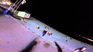 Nice beach, French Riviera: late night post club swim.