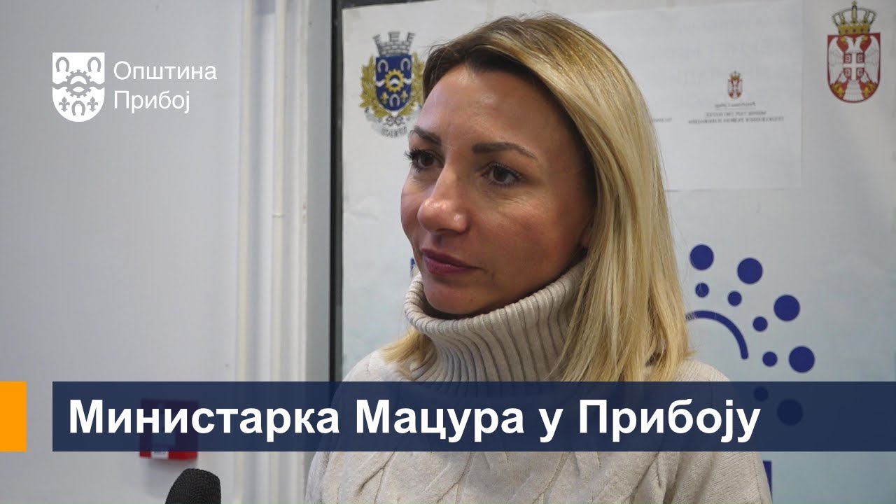 Министарка Мацура у Прибоју