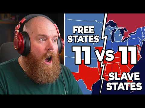 Aussie Reacts To The American Civil War - OverSimplified