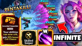 1 in a Billion Odds God Roll Kaisa: INFINITE W SNIPE SPAM (PENTAKILL)