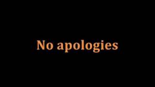 Bon Jovi &#39;No Apologies&#39; Lyrics