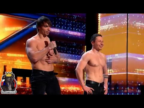Duo Just Two Men Full Performance & Judges Comments | America's Got Talent 2023 Auditions Week 7