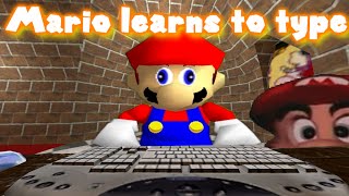 SM64: Mario learns to type