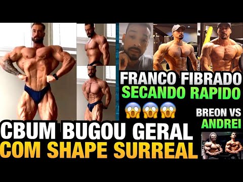 CBUM ABSURDO - FRANCO CADA VEZ MAIS SECO - PH CLASSICO E FABIO JUNIO SHAPES ATUAIS E MAIS