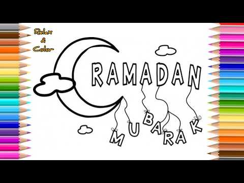 Instantly Calming Ramadan Coloring Sheets For Kids