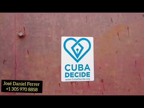 Banner in support of Mike Hammer in Santiago de #Cuba