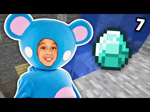 💎 MINE ESCAPE With DIAMONDS 💎 | Survival Island: Minecraft EP7 | Mother Goose Club Let's Play
