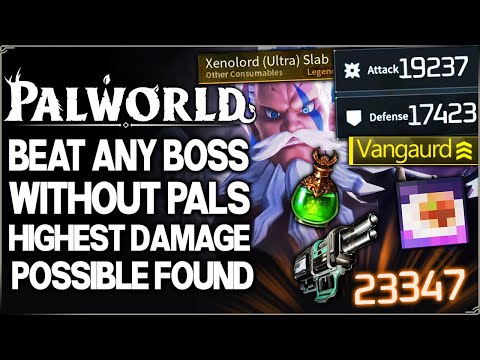 Palworld - How to Solo ANY Raid With 0 Pals - Feybreak Highest Damage Possible - Attack & Pal Guide!