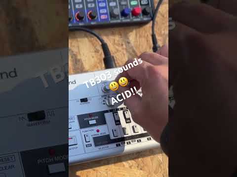 Tb303 sound 　#acid #acidtechno   roland #tb303 #tr808 #tr909