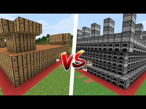 CRAFTİNG TABLE KALE VS FURNACE KALE! - Minecraft KALE SAVAŞLARI