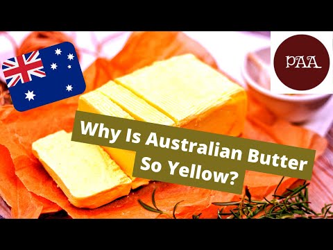 為什麼澳洲的奶油比較黃呢?(Why is Australia butter so yellow?)