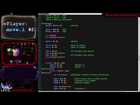 68000 ASM Lesson S21 - Hardware Sprite clipping on the NeoGeo