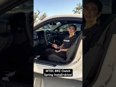 BRZ Clutch Spring Upgrade by MTEC!