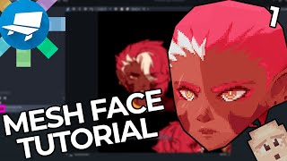 Modeling a Low-Poly Face with Meshes | Tutorial | by Valo