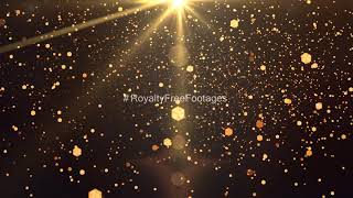 Merry Christmas video background | Christmas background HD | golden particles video | Royalty Free