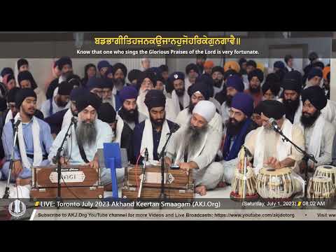 094 Bhai Deedar Singh Jee New York @ Saturday AM Toronto July 2023 Annual Akhand Keertan Smaagam