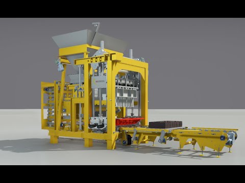 Revolutionizing Concrete Block Plant with 3D Digital Twin & Real Control System | Mecmetal