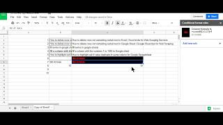 How to highlight cell if value duplicate in same column for Google Spreadsheet