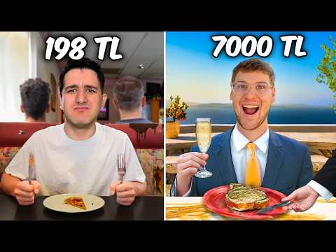 198TL vs. 7000TL AKŞAM YEMEĞİ!