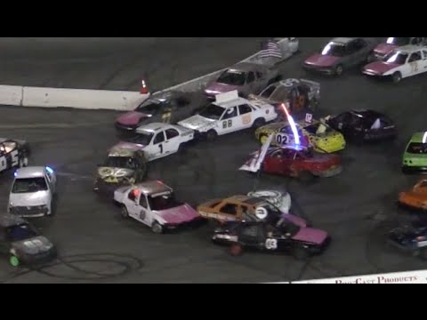Night of Destruction Flag Pole Race Irwindale Speedway 10-24-15