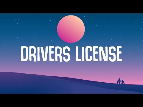 drivers license olivia rodrigo (lyrics)