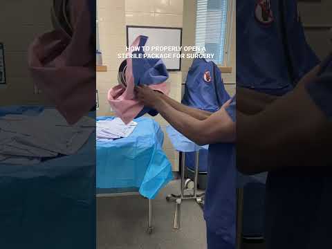 How To Properly Open A Sterile Package On The Surgical Field