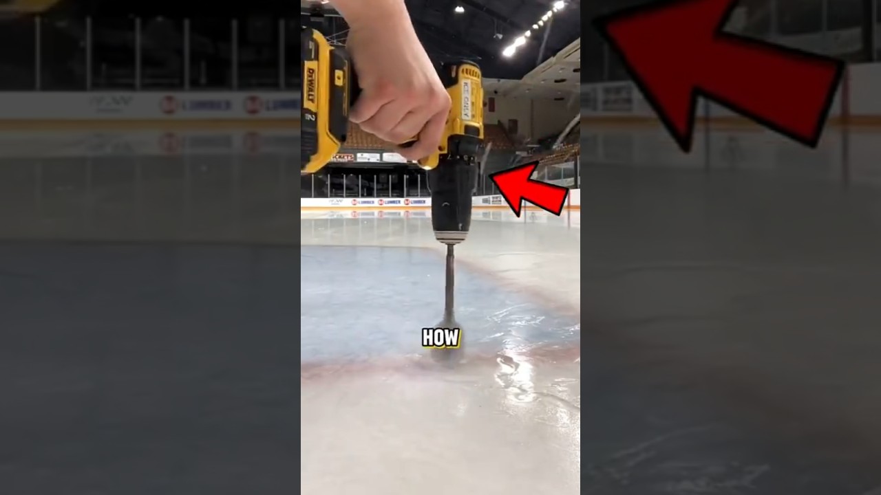 How ice hockey rink turns into NBA court?🤯#shorts