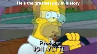 ♫ The Simpsons - Flintstones Theme Song ♫ (with Lyrics)