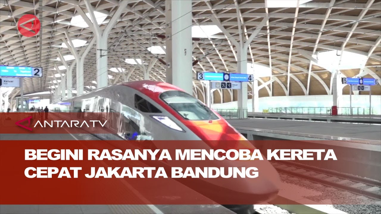 Begini rasanya mencoba Kereta Cepat Jakarta Bandung
