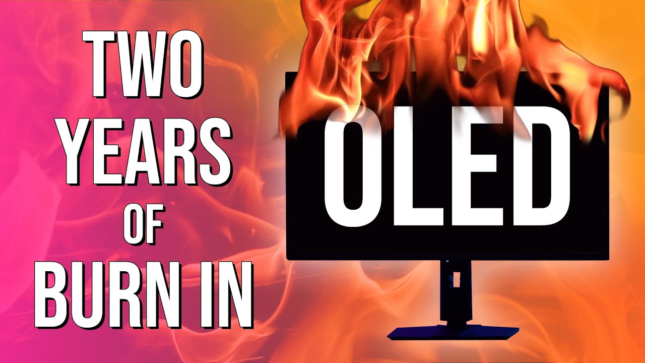Deliberately Burning In My QD-OLED Monitor - 2 Year Update - YouTube