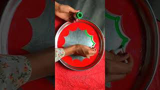 beautiful puja thali decoration ideas #swastik 🙏#indianfestival #trending #viral #shorts #video
