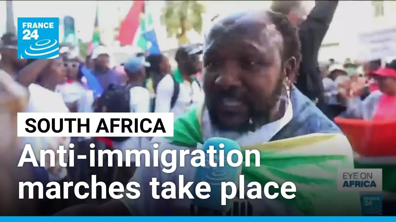 Thousands march in South Africa demanding illegal migrants leave • FRANCE 24 English