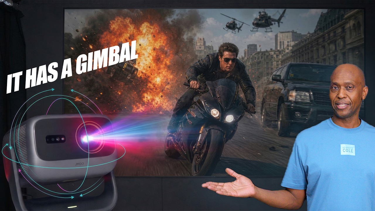 JMGO N3 Ultimate AI Gimbal Projector With 5800 ISO Lumens It's Awesome!