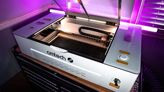 $4000 cheaper than Glowforge AND better  OMTech Polar Review