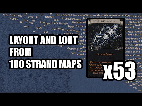 Layout and Loot from 100 Strand Maps